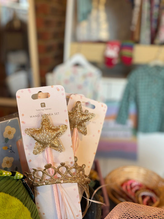 Star Wand and Tiara Set